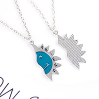 Collier Soleil turquoise pour 2