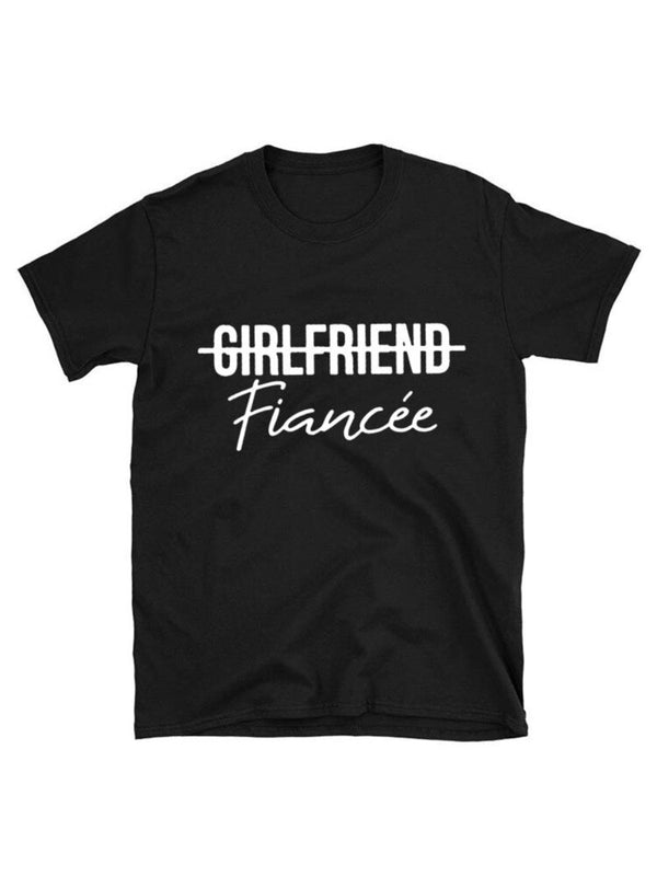 t-shirt girlfriend fiancée 