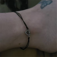 Bracelet Noeud Cordon Noir