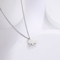petit pendentif elephant argent