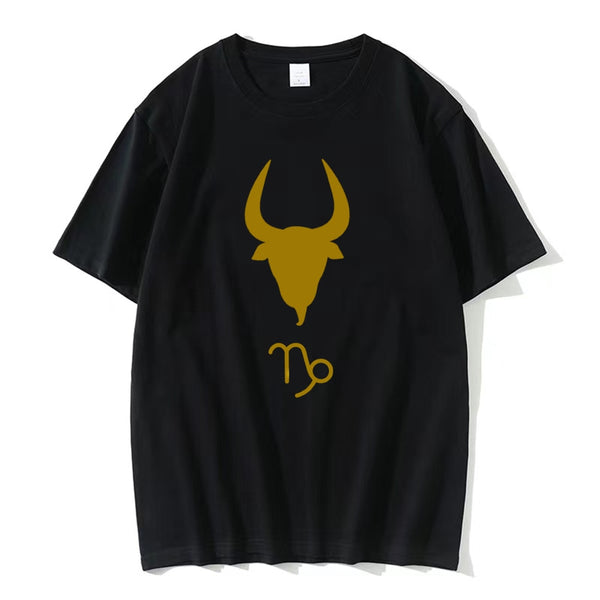T-Shirt Capricorne Noir