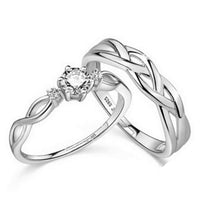Bague Couple Enlacé
