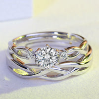 Bague Couple Enlacé