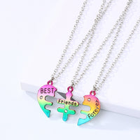 Collier Trio de Copines Coeur
