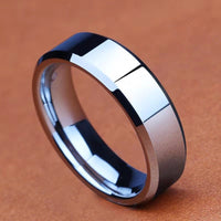 bague acier inoxydable argent homme