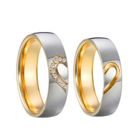 alliance femme or argent
