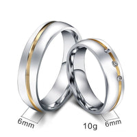 Alliance large argent femme