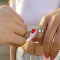 bague avec attache couple