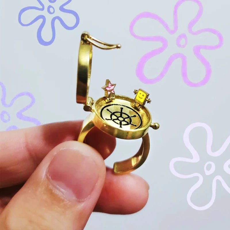 Bague Bob l'Éponge BFF Comme des Aimants