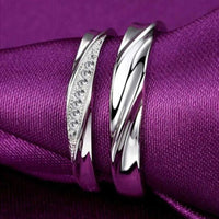 Bague duo couple pas cher