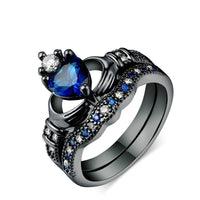 Grosse bague noire femme