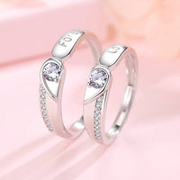 Bague qui s'assemble couple