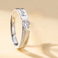 Bague Couple Coeur
