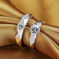 Ensemble bagues argent