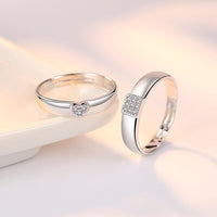Bague Couple Duo en Argent