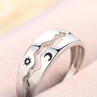 Bague soleil lune