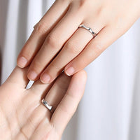 Bague Couple Lune et Soleil