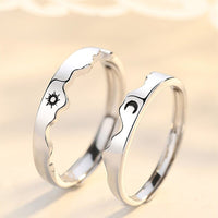 Bague Couple Lune et Soleil