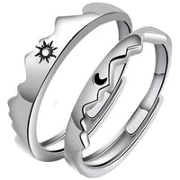 Bague Couple Lune et Soleil