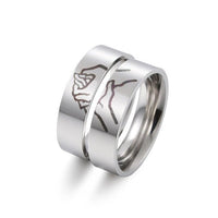 bague gravée couple