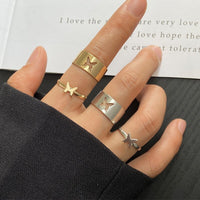 Bague assortie papillon