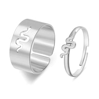 Bague serpent ajustable