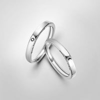 Bague Duo Soleil Lune