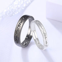 bague avec battement de coeur