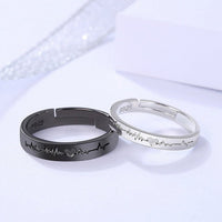 Bague Electrocardiogramme