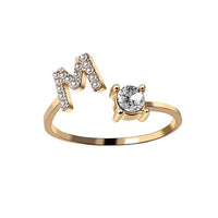 bague lettre m