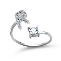 Bague Lettre R