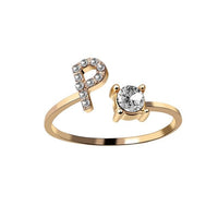 Bague Lettre P