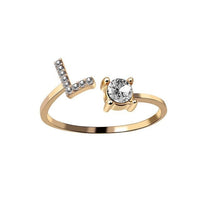 bague lettre L