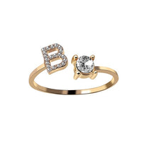 bague lettre b