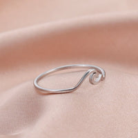Bague fine Vague