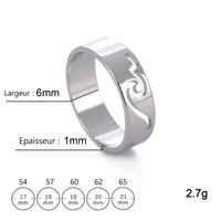 Bague Vague pour 2