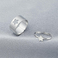 deux bagues en argent
