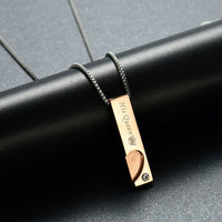 Collier rectangulaire femme