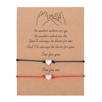 2 bracelets coeur