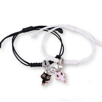 Bracelet Amitié Fille Garçon Chat