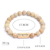 Bracelet Amitié Pierre Naturelle