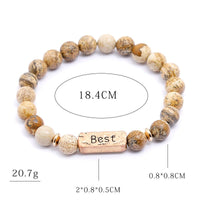 Bracelet Amitié Pierre Naturelle