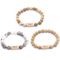 Bracelet Amitié Pierre Naturelle