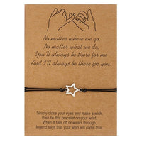 Bracelet Amitié Soleil Lune Etoile (pour 3)