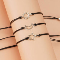 Bracelet lune soleil etoile