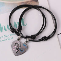 Bracelet coeur separable couple