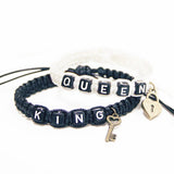 Bracelet Corde Tressée King Queen