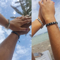 Bracelet Corde Tressée King Queen