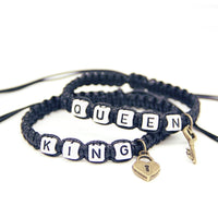 Bracelet Corde Tressée King Queen
