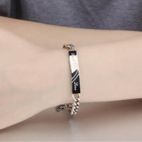 Bracelet love acier inoxydable